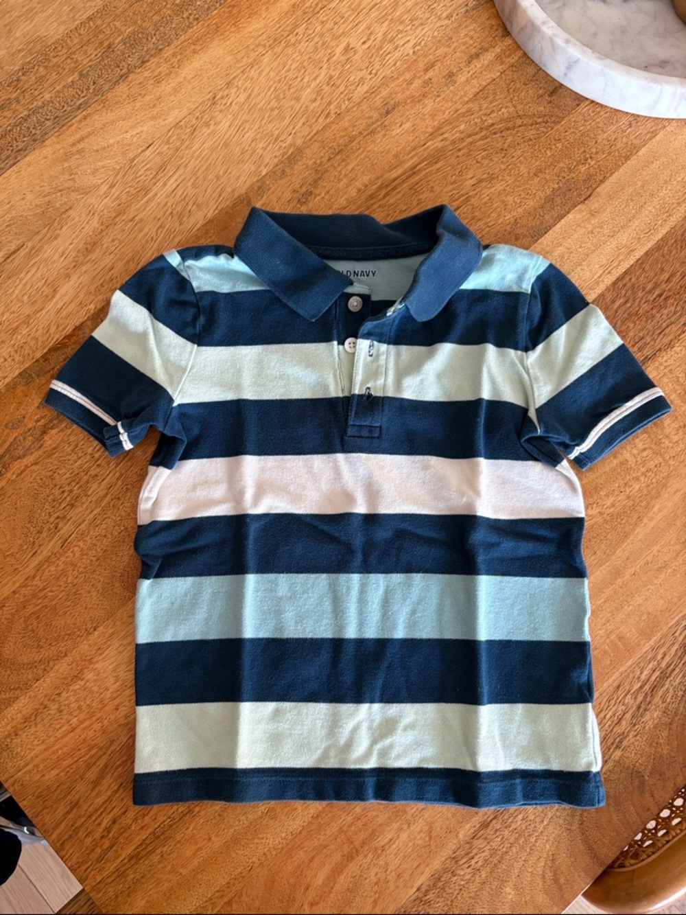 Old Navy striped polo - size 5